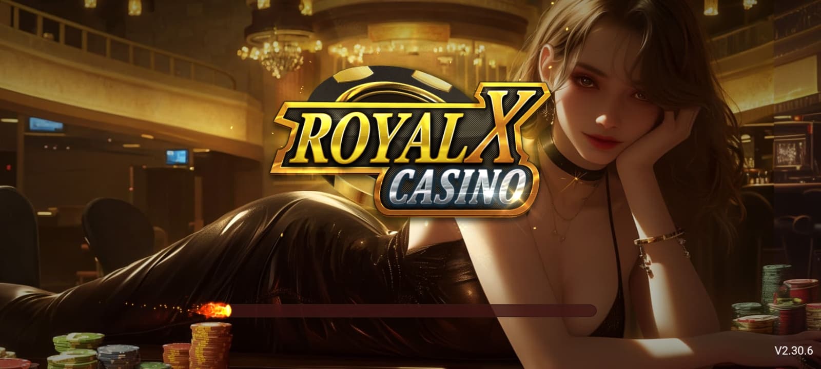 Royal x Casino Mobile App Interface Showing Live Games and Bonuses