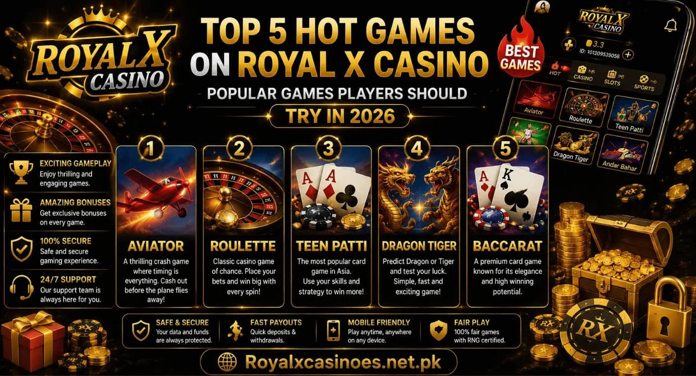Royal x Casino official app banner